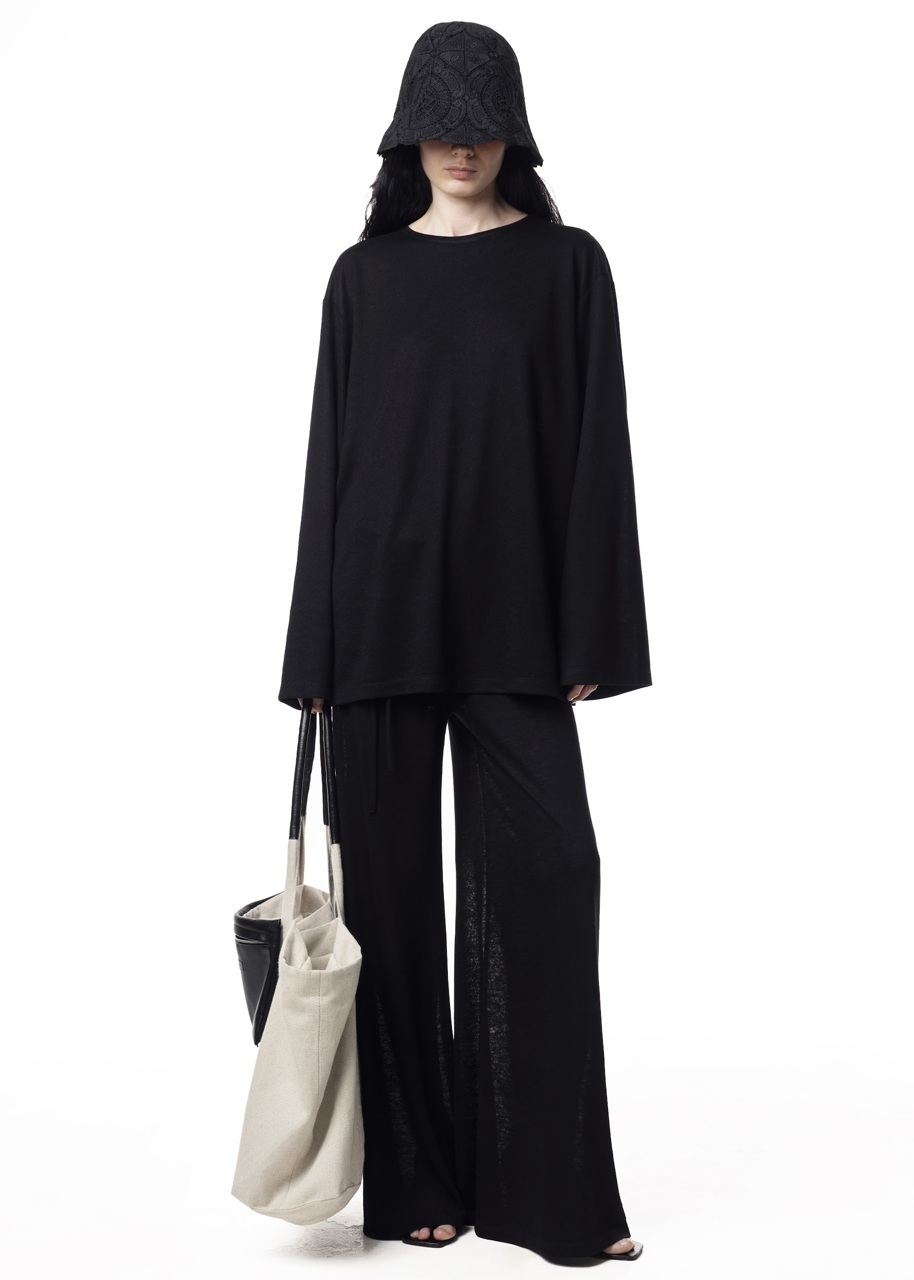 БРЮКИ ИЗ ВИСКОЗЫ BLACK